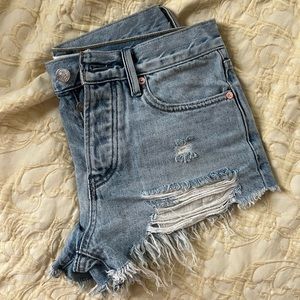 Free People jean shorts